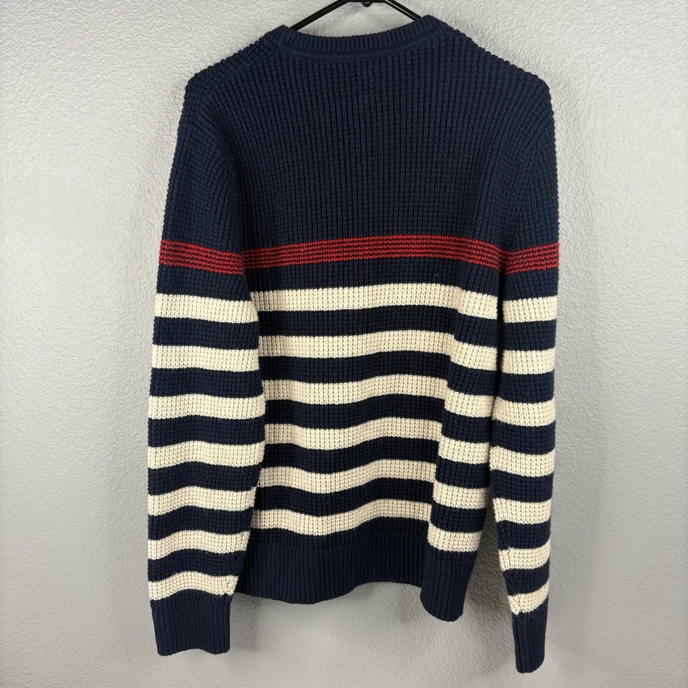 GAP Navy, Red and Cream Striped Sweater - Picture 4 of 5